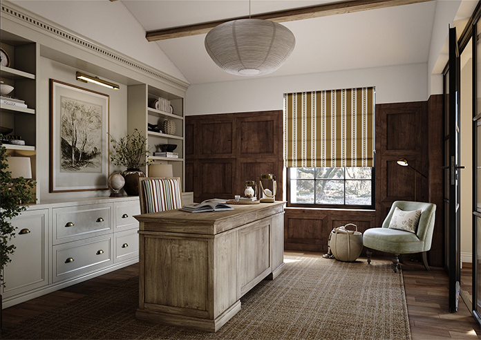 The British Stripe Co. Edgar, Highlands No.1 - Roman Blind - Image 6